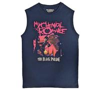 (XXL, Navy) My Chemical Romance Black Parade March Muscle Tank