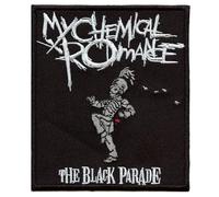 My Chemical Romance The Black Parade Cover Woven Iron On Patch (One Size) (Black/White)