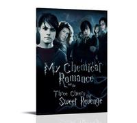 My Chemical Romance Three Cheers for Sweet Revenge Anti Splash Art Posters Living Room And Bedroom Hanging Paintings Suitable for Multiple Scenarios No Need for Punching Easy to Install Suitable for G