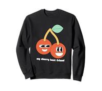 My Cherry Best Friend Fruit Pun Kawaii Funny Graphic Sweatshirt