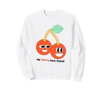 My Cherry Best Friend Fruit Pun Kawaii Funny Graphic Sweatshirt