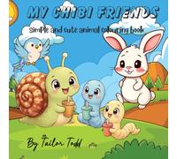 My chibi friend: simple and cute animal colouring book