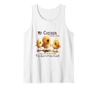 My Chicken Started A Band Egg-Citing Cluck Funny Chicks Tank Top