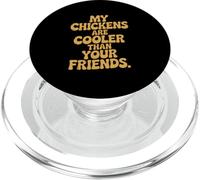 My Chickens Are Cooler Than Your Friends Silkie Mom Urban PopSockets PopGrip for MagSafe
