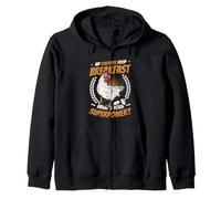 My Chickens Poop Breakfast Whats Your Superpower Chicken Zip Hoodie