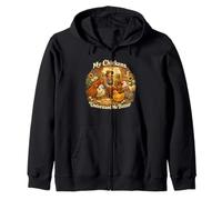 My Chickens Understand Me Better Funny Farm & chicken lover Zip Hoodie