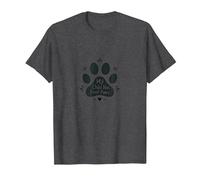 My Child Has Four Paws - Pet Lover Paw T-Shirt, Men, Dark Heather Grey, 6XL
