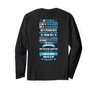 My Child is Not a Number Boy Special Needs Long Sleeve T-Shirt