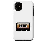 My Childhood Sounded Like This Retro Cassette Case for iPhone 11