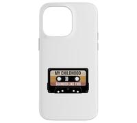 My Childhood Sounded Like This Retro Cassette Case for iPhone 14 Pro Max
