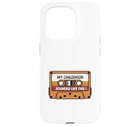 My Childhood Sounded Like This Retro Cassette Case for iPhone 15 Pro