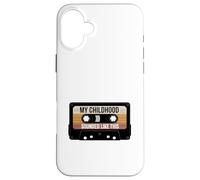 My Childhood Sounded Like This Retro Cassette Case for iPhone 16 Plus