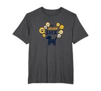 My Children Bark: Funny Dog Lover Parent Gift T-Shirt, Men's Big and Tall, Dark Heather Grey, 6X Tall