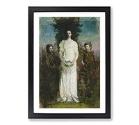 My Children by Abbott Handerson Thayer Framed Print | A2 Black Framed Wall Art | Ready to Hang | Modern Nature Picture | Living Room Bedroom Lounge Office