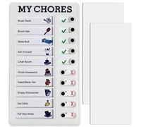 My Chores Checklist Task Planner - Daily Schedule Board for Kids & Adults - Multiple User Chore Chart - To Do List & Habit Tracker