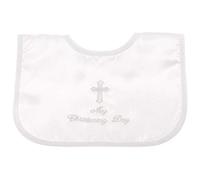 My Christening Day White Bib for Boys and Girls