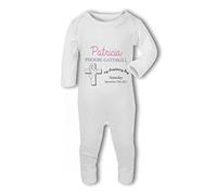 My Christening Day with Personalised Name and Date Baptism - Baby Romper Suit, 3-6 Months