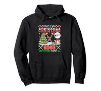 My Christmas Oboe Playing Shirt Santa Costume Instrument Pullover Hoodie