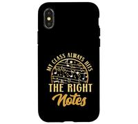 My Class Always Hits The Right Notes Music Teacher Case for iPhone X/XS