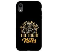 My Class Always Hits The Right Notes Music Teacher Case for iPhone XR