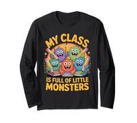 My Class is Full of Little Monsters Cute Spooky Style Long Sleeve T-Shirt