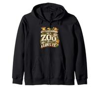 My Classroom is a Zoo Teacher Funny Teaching School Gift Zip Hoodie