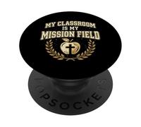My Classroom Is My Mission Field Christian Teacher Jesus PopSockets Adhesive PopGrip