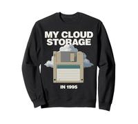 My Cloud Storage in 1995 Cybersecurity IT Nerd Funny PC Sweatshirt