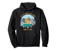 My Co-Pilot Has Paws Retro Van Dog Road Trip Pullover Hoodie