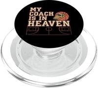 My Coach Is In Heaven Christian Basketball Faith PopSockets PopGrip for MagSafe