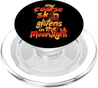 My Coarse Skin Glistens Meme Funny Marcus The Worm Design PopSockets PopGrip for MagSafe