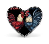 My Cock Your Cock Heart Brooch Pin Lapel Pins Tie Suit Dress Accessories Wedding Birthday for Men Women