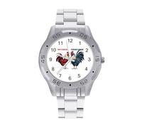 My Cock Your Cock Quartz Watch Alloy Watch Dress Decorative for Business Men Women with Design Pattern Print