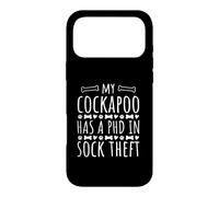 My Cockapoo Has A PhD In Sock Theft Dog Owner Joke Case for iPhone 17 Pro Max