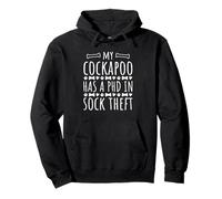My Cockapoo Has A PhD In Sock Theft Dog Owner Joke Pullover Hoodie