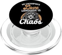 My Cockapoo's Love Language Is Chaos Dog Owner Humor PopSockets PopGrip for MagSafe