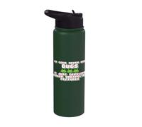 My Code Never Has Bugs - Binary Code Programming Programmer Stainless Steel Insulated Water Bottle