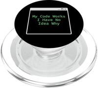 My Code Works I Have No Idea Why Software Engineer Coder PopSockets PopGrip for MagSafe