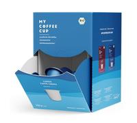 My Coffee Cup - Mega Box Lungo Cafè Cream - Organic Coffee I 100 Coffee Capsules for Nespresso®³ Capsule Machines I 100% Industrial Compostable and Sustainable - 0% Aluminium