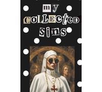 My Collected Sins Lined Journal: 120 page diary cool nun polka dots blank