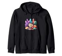 My Collection Rocks My World Funny Geology Pun Zip Hoodie