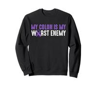 My Colon Is My Worst Enemy Crohn's Disease Sweatshirt