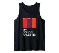 My Color Palette Tomato Beetroot Lava Sunburn Tank Top