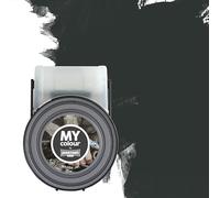 MY colour by Johnstone's - Tester Pot - Luxurious Durable Matt - Whitby Jet - 55ml