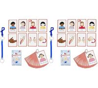 My Communication BSL Cards For Speech Delay Non-Verbal or deaf Children and adults. 27 Visual Aid Cards, Special Ed, SEN Autism Resource (Pack of 2)