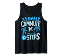 My Commute is 10 Steps Tank Top