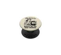 My Computer Makes Me Say Bad Words Funny Tech Humor PopSockets Adhesive PopGrip