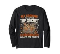 My Cooking Recipe is Top Secret Not Even I Know Pasta Long Sleeve T-Shirt
