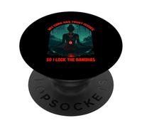 MY CORE HAS TRUST ISSUES SO I LOCK THE BANDHAS PopSockets Adhesive PopGrip