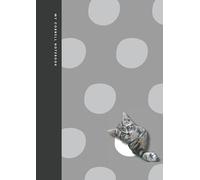 My Cornell Notebook: A4 |8.27 x 11.69 in.| Cornell note notebook| Mind map note page| Polka Dot notebook -Cute Cat